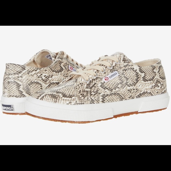 snakeskin superga
